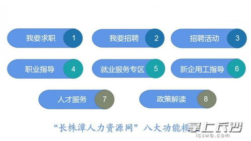 一键查看三市 就业地图 ,长株潭人力资源网长沙站今日上线